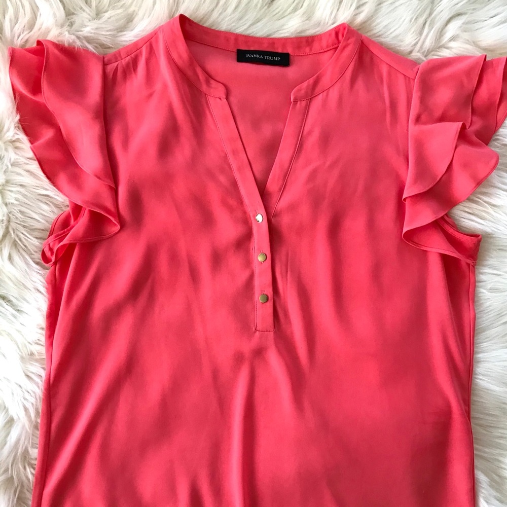 Coral-  Ivanka Trump Top